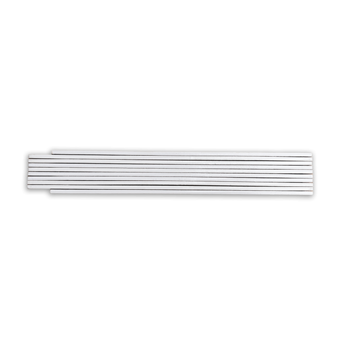 Meterstab weiss einseitig V2